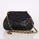 Chanel 1989 Lambskin Timeless Mini Crossbody