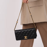 Chanel Caviar Camellia Flap Bag