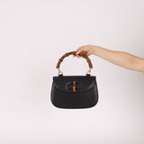 Gucci Leather 1947 Bamboo Top Handle
