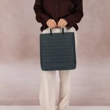 Chanel Denim Chocolate Bar Tote