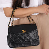 Chanel 1989 Lambskin Trapezoid Single Flap