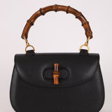 Gucci Leather 1947 Bamboo Top Handle