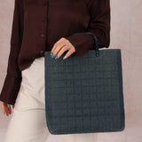 Chanel Denim Chocolate Bar Tote