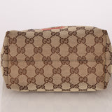 Gucci Monogram Canvas Mushroom Embroidered Tote