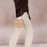 Chanel 1989 Lambskin Beige Mini Kelly