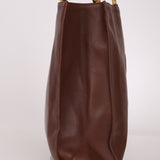 Chanel 1991 Calfskin Chocolate Chunky Chain Tote