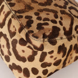 Fendi Leopard Print Ponyhair Mamma Baguette