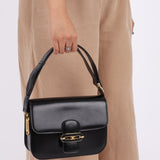 Celine Box Calf Triomphe Shoulder Bag