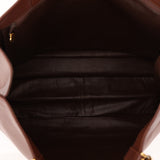 Chanel 1991 Calfskin Chocolate Chunky Chain Tote