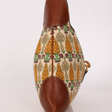 Gucci Large Pineapple Canvas Jackie Bouvier Hobo