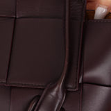 Bottega Veneta Prune Maxi Intrecciato Arco Flap