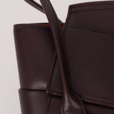 Bottega Veneta Prune Maxi Intrecciato Arco Flap