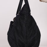 Chanel 2009 Denim Stretch Spirit CC Cabas Hobo