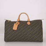Dior Coated Canvas Trotter Weekender Duffel Bag