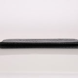 Saint Laurent Runway Croc Embossed Midnight Clutch