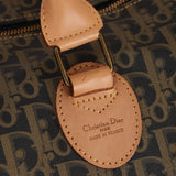 Dior Coated Canvas Trotter Weekender Duffel Bag