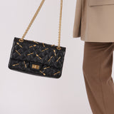 Limited Edition Chanel 2015 Calfskin Brasserie Charms 2.55 Reissue 225 Flap Bag
