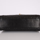 Chanel 1994 Lambskin Turnlock Top Handle Kelly