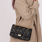 Limited Edition Chanel 2015 Calfskin Brasserie Charms 2.55 Reissue 225 Flap Bag