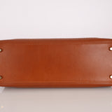 Limited Edition Hermès 2012 Fauve Tadelakt Ghillies Kelly Retourne 35 GHW