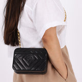 Chanel Lambskin Minaudiere Bijoux Crossbody