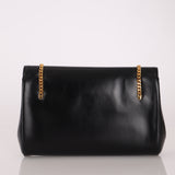 Gucci Chain Embellished Box Leather Clutch with Cardholder