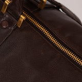 Chanel 1996 Chocolate Caviar Boston Weekender Duffel Bag 24KGP