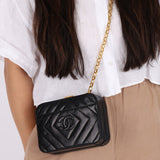 Chanel Lambskin Minaudiere Bijoux Crossbody