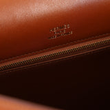 Limited Edition Hermès 2012 Fauve Tadelakt Ghillies Kelly Retourne 35 GHW