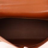 Limited Edition Hermès 2012 Fauve Tadelakt Ghillies Kelly Retourne 35 GHW