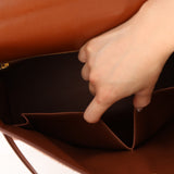 Limited Edition Hermès 2012 Fauve Tadelakt Ghillies Kelly Retourne 35 GHW