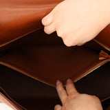 Limited Edition Hermès 2012 Fauve Tadelakt Ghillies Kelly Retourne 35 GHW