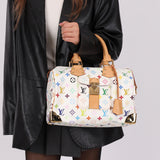 Limited Edition Louis Vuitton x Takashi Murakami Multicolor Speedy 30