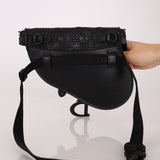 Dior 2019 Woven Saddle Belt Bag