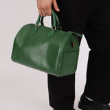 Louis Vuitton Green Epi Speedy 30