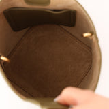 Loewe Olive Pebble Mini Bucket Bag