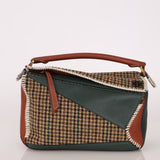 Limited Edition Loewe Tweed Calfksin Medium Puzzle