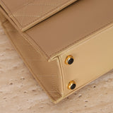 Chanel 1989 Lambskin Beige Mini Kelly