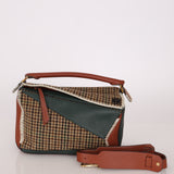 Limited Edition Loewe Tweed Calfksin Medium Puzzle