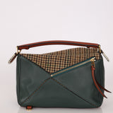 Limited Edition Loewe Tweed Calfksin Medium Puzzle