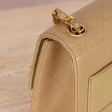 Chanel 1989 Lambskin Beige Mini Kelly