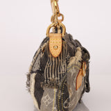 Limited Edition Louis Vuitton Monogram Patchwork Denim Pouchy