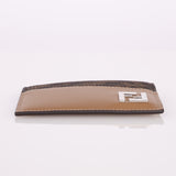 Fendi Zucca Coated Canvas & Leather Cardholder