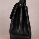 Chanel 1996 Caviar Turnlock Kelly Shoulder Bag