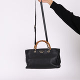 Gucci Leather Bamboo Shopper Tote