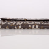 Limited Edition Louis Vuitton x Stephen Sprouse Graffiti Monogram Long Wallet w/ Chain