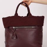 Prada Leather and Nylon Reversible Tote