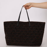 Rare Fendi Lizard Beaded Roll Tote