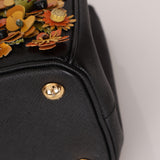Rare Prada Saffiano Floral Applique Garden Mini Bag