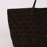 Rare Fendi Lizard Beaded Roll Tote